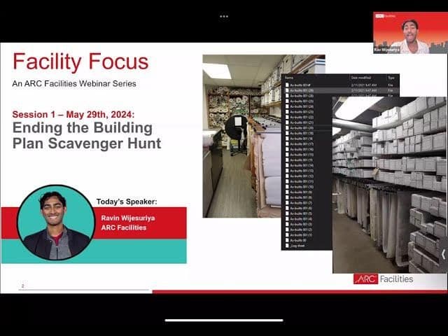 Facility Focus #1: End the Building Plan Scavenger Hunt webinar thumbnail