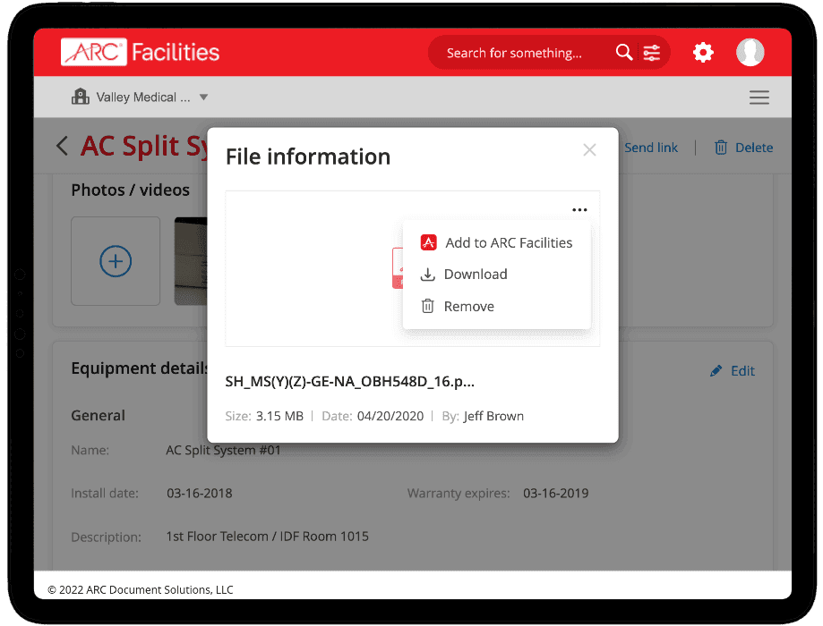 Contractor Details Readily Available interface preview